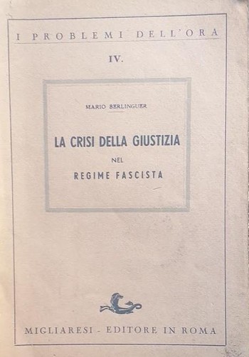 Crisi della giustizia nel - la,