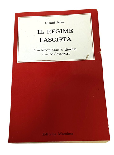 Libro regime fascista - libro,