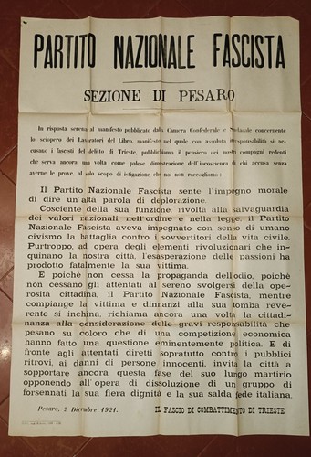 Pesaro trieste partito - pesaro,
