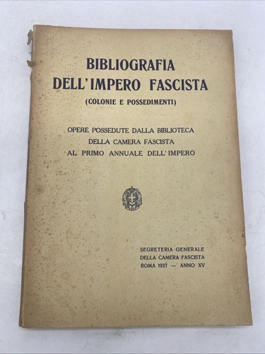 Bibliografia dell impero - bibliografia, dell'