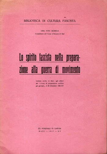 Spirito fascista nella - spirito,