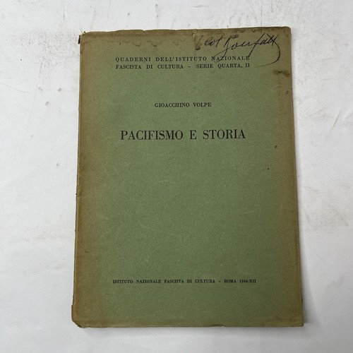 Gioacchino volpe pacifismo - gioacchino,